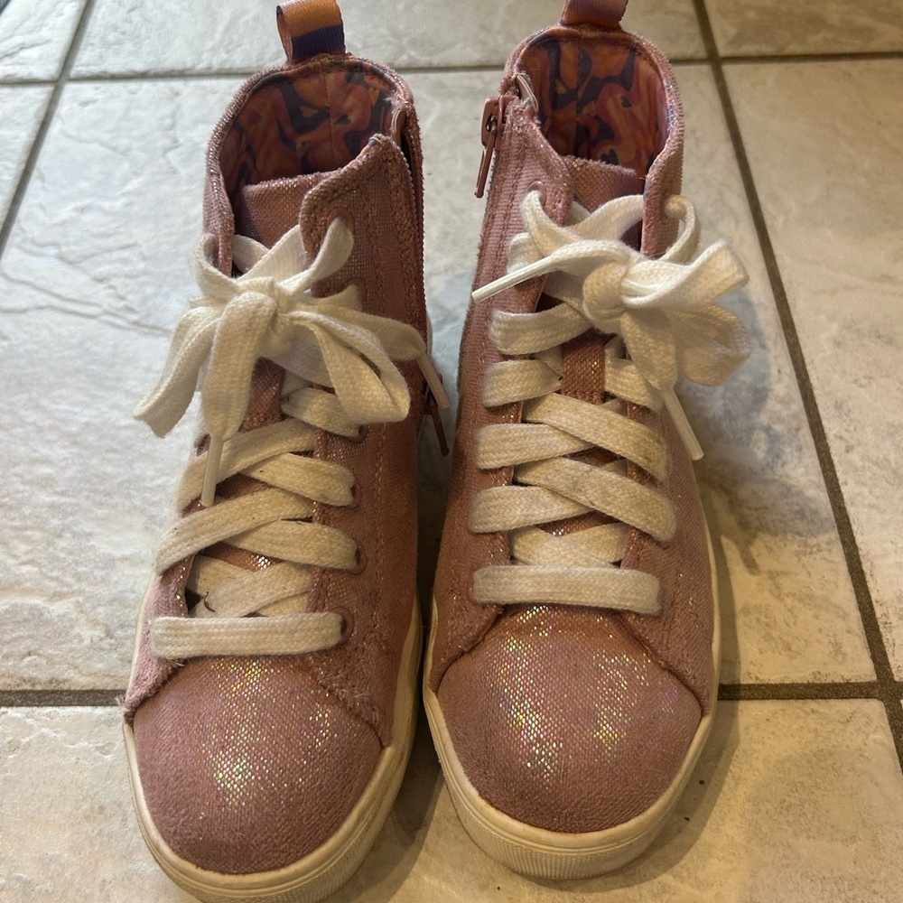 Pink Sparkly High Tops, Sz 13